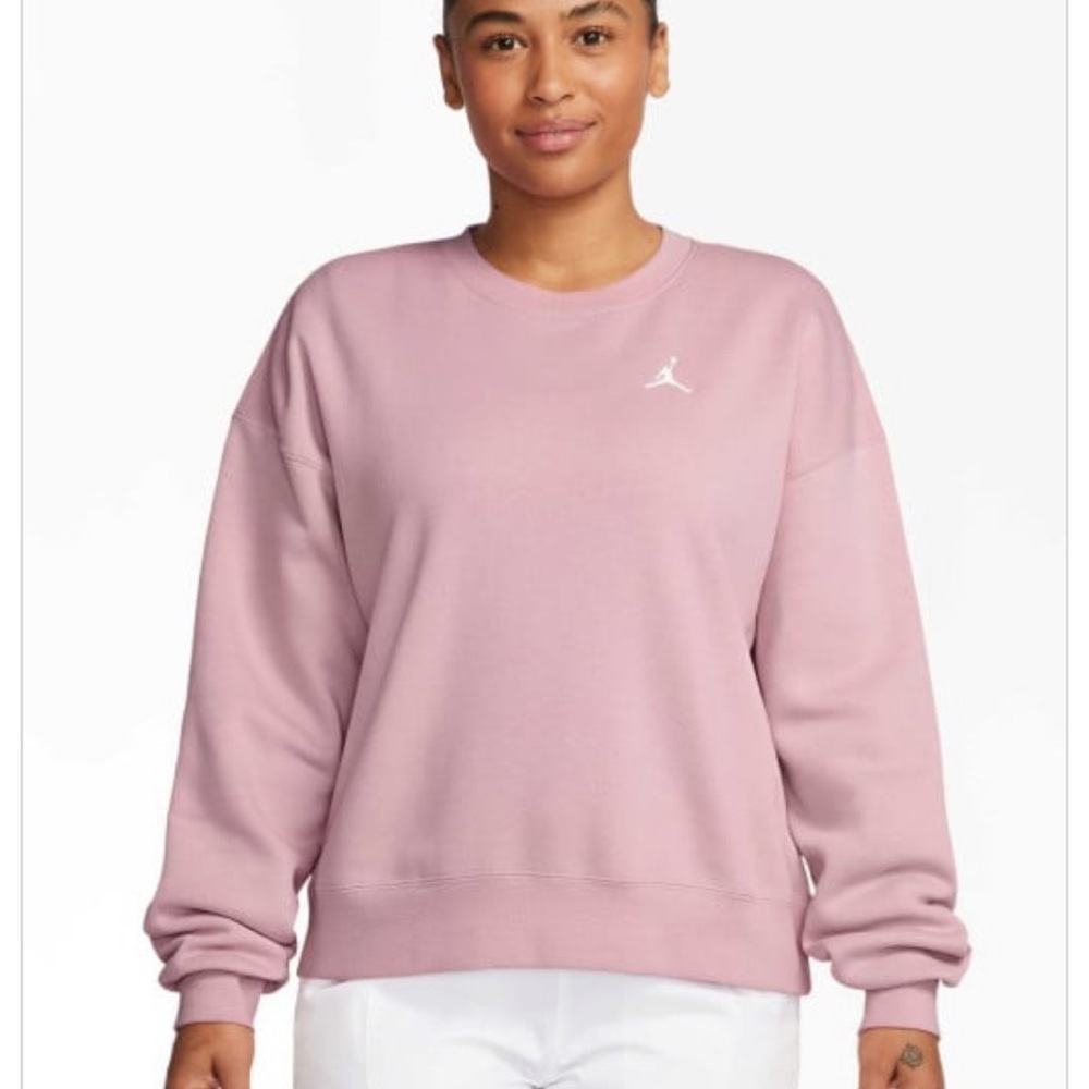 Jordan FN4491-607 Crew Neck Pink XL NWT